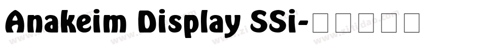 Anakeim Display SSi字体转换